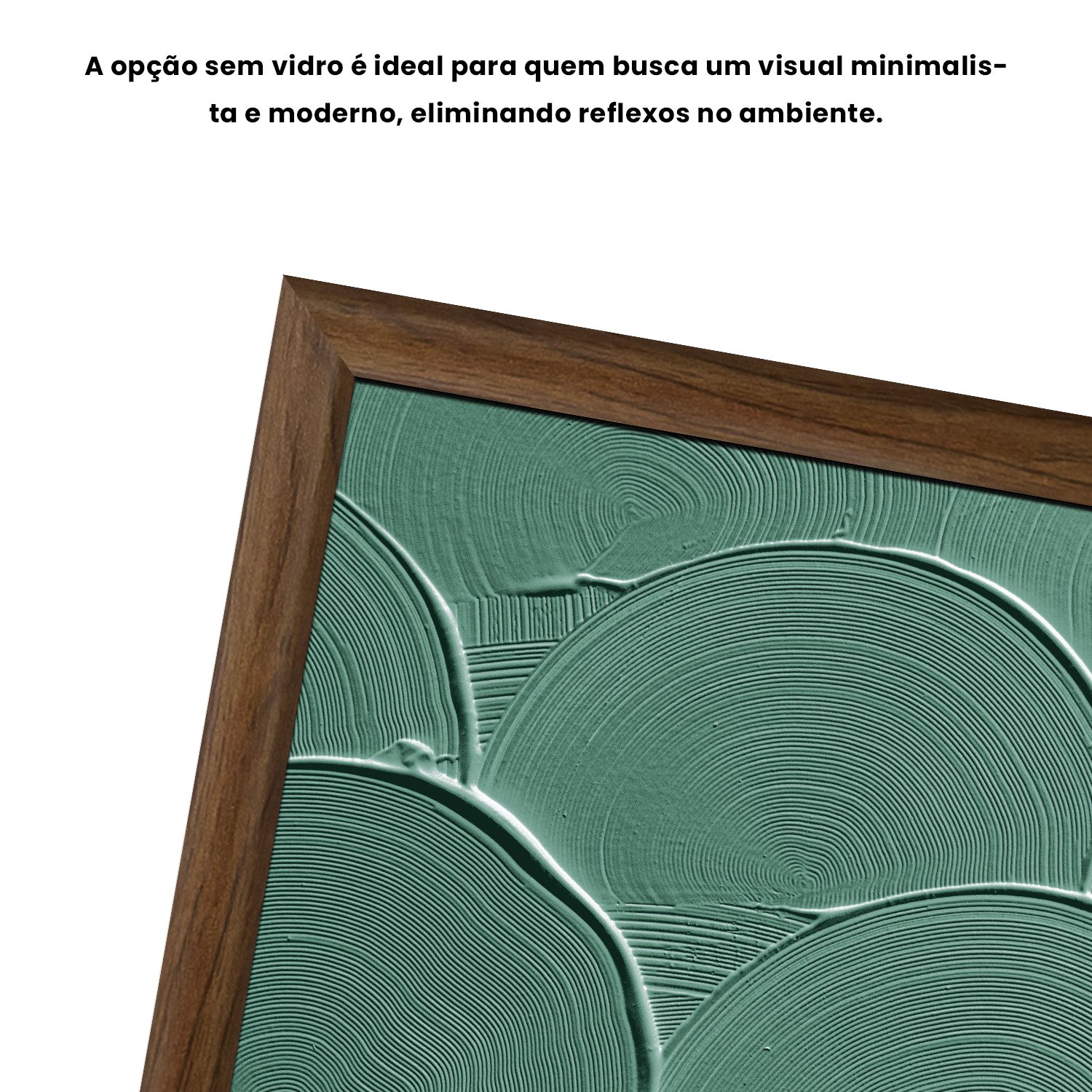 Quadro Decorativo Textura Abstrata de Arcos Estilo Modern Heritage