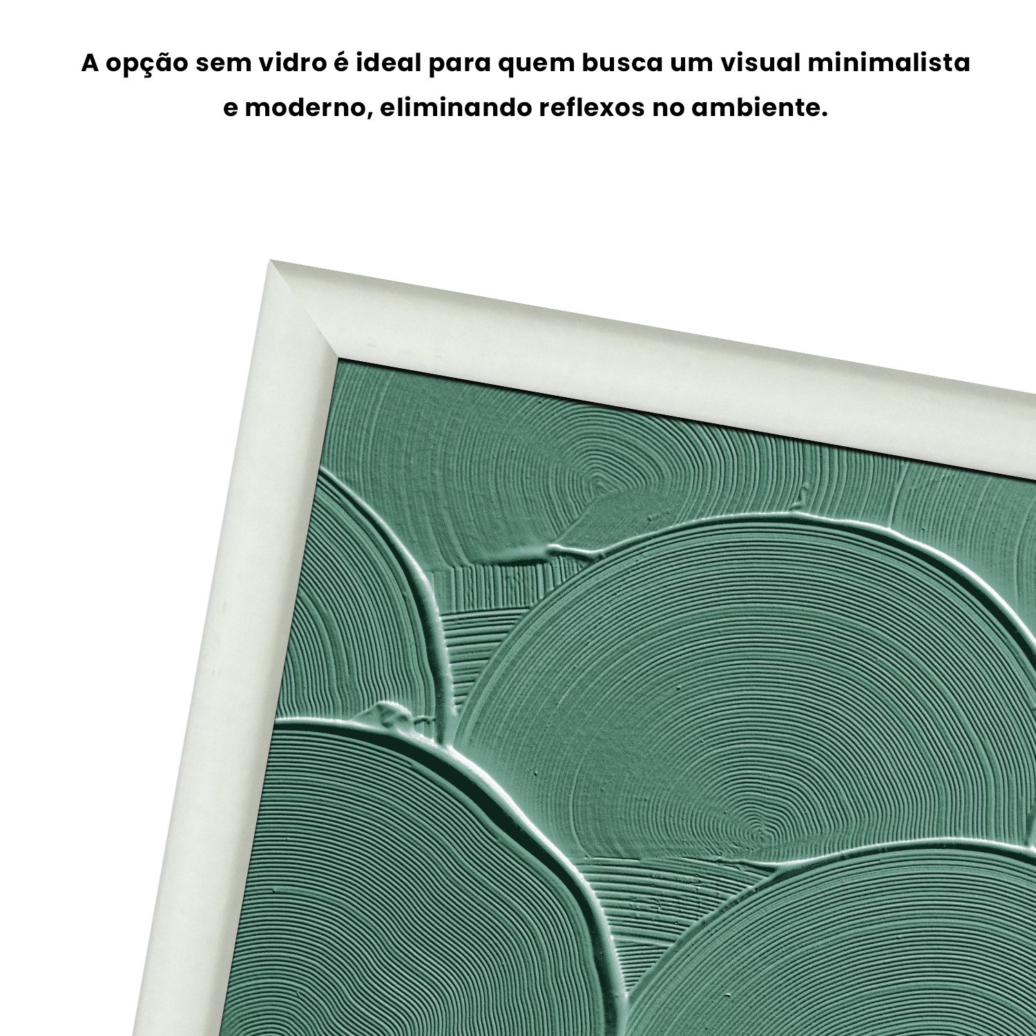 Quadro Decorativo Textura Abstrata de Arcos Estilo Modern Heritage