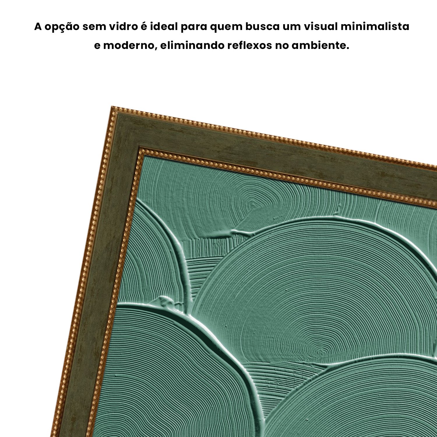 Quadro Decorativo Textura Abstrata de Arcos Estilo Modern Heritage