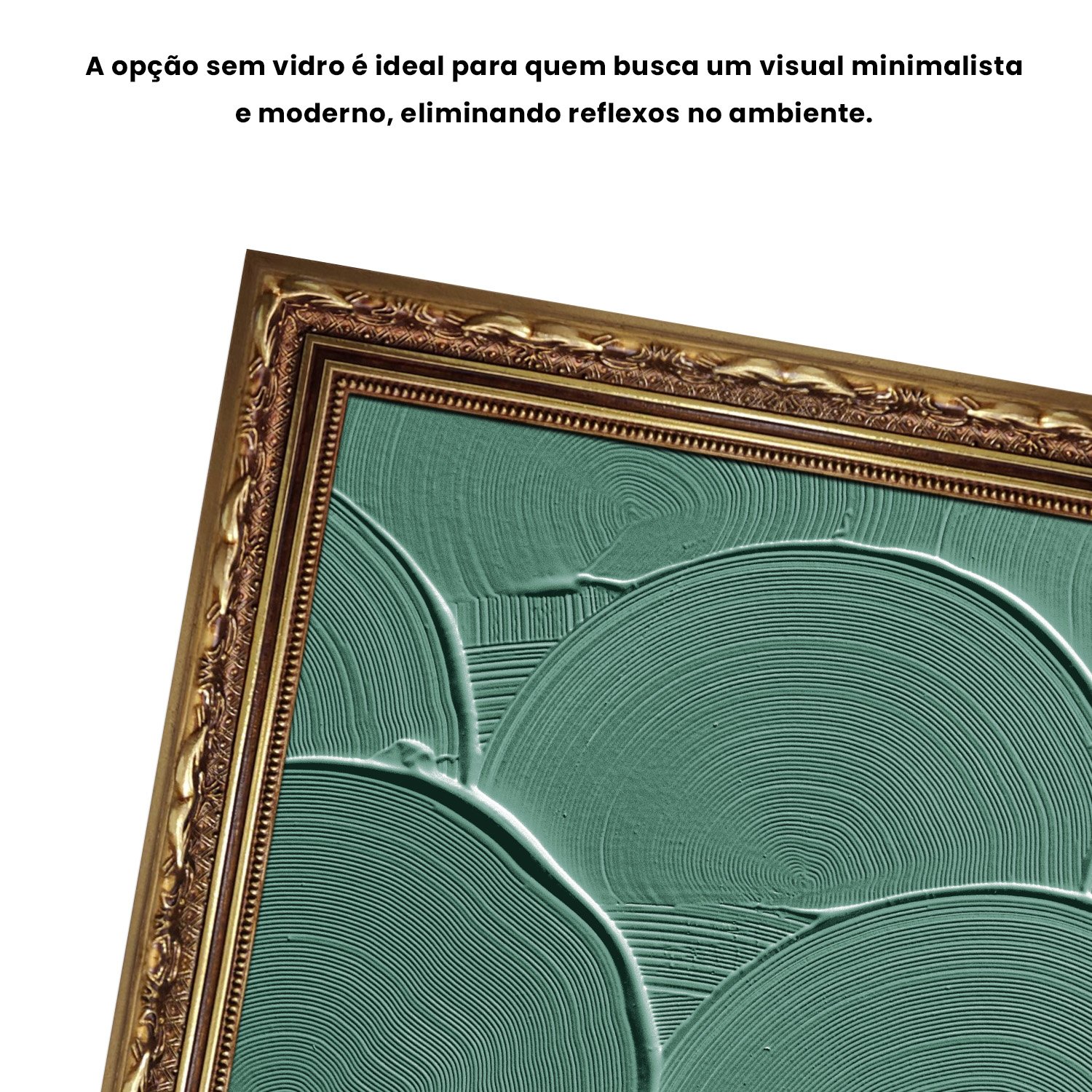 Quadro Decorativo Textura Abstrata de Arcos Estilo Modern Heritage