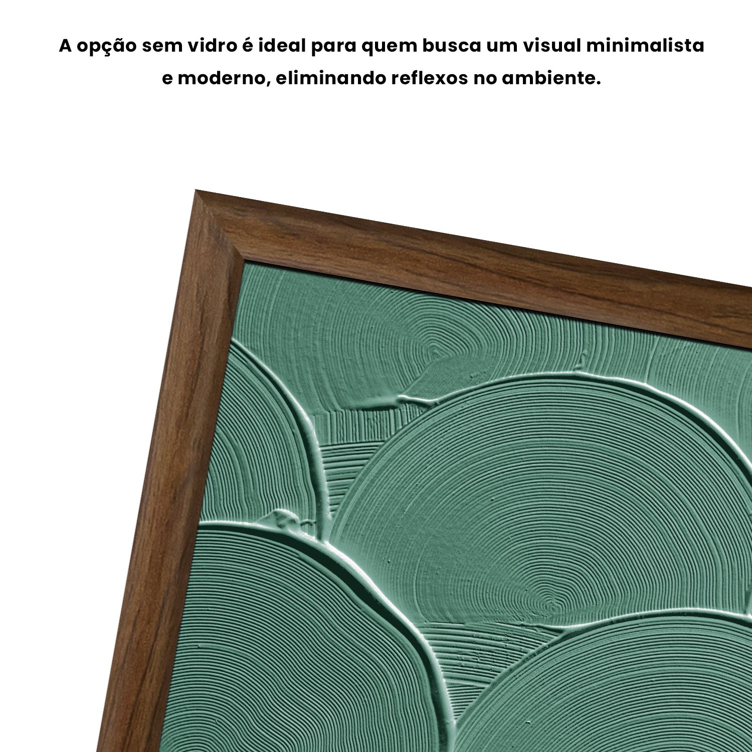 Quadro Decorativo Textura Abstrata de Arcos Estilo Modern Heritage