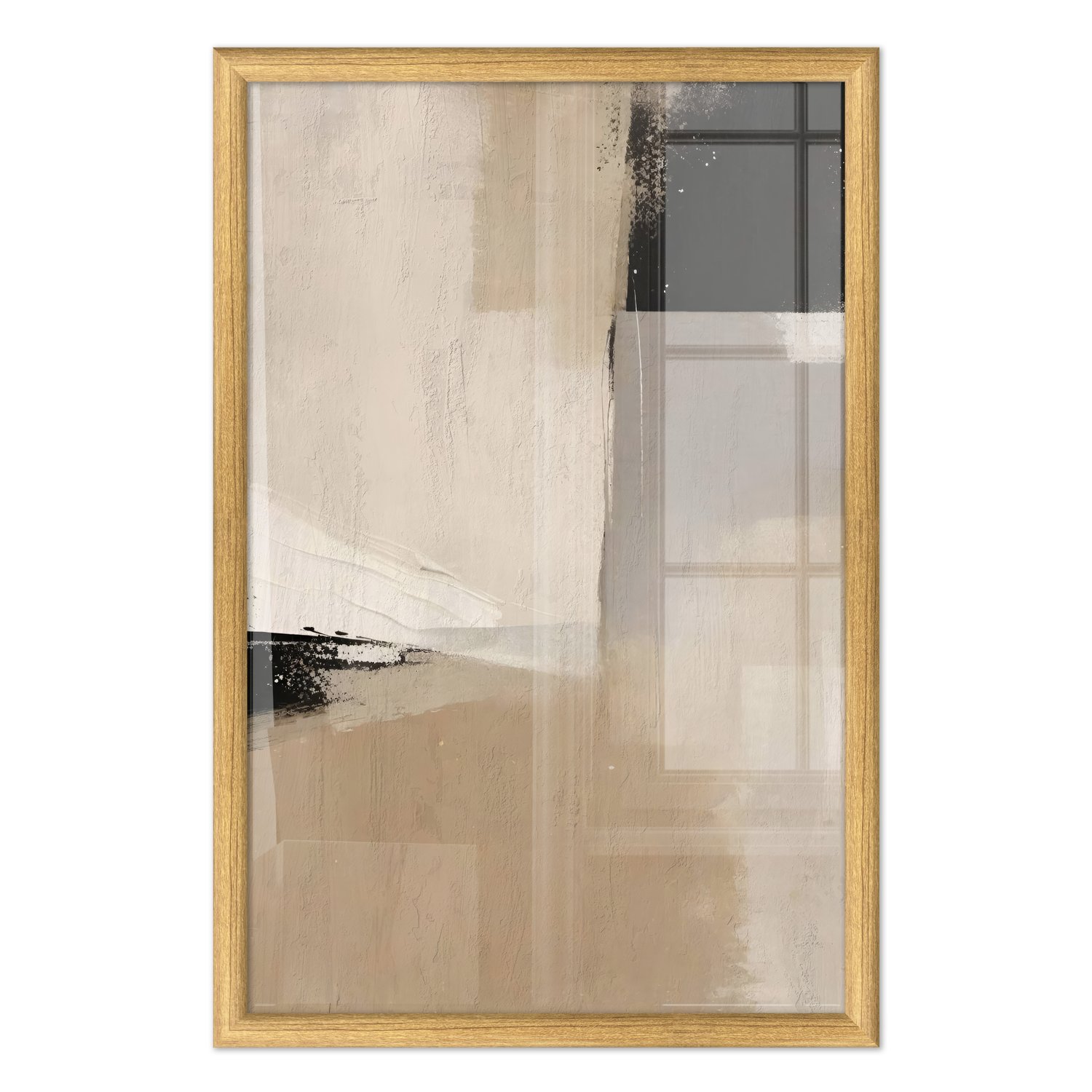 Quadro Decorativo Textura Abstrata Estilo Modern Heritage