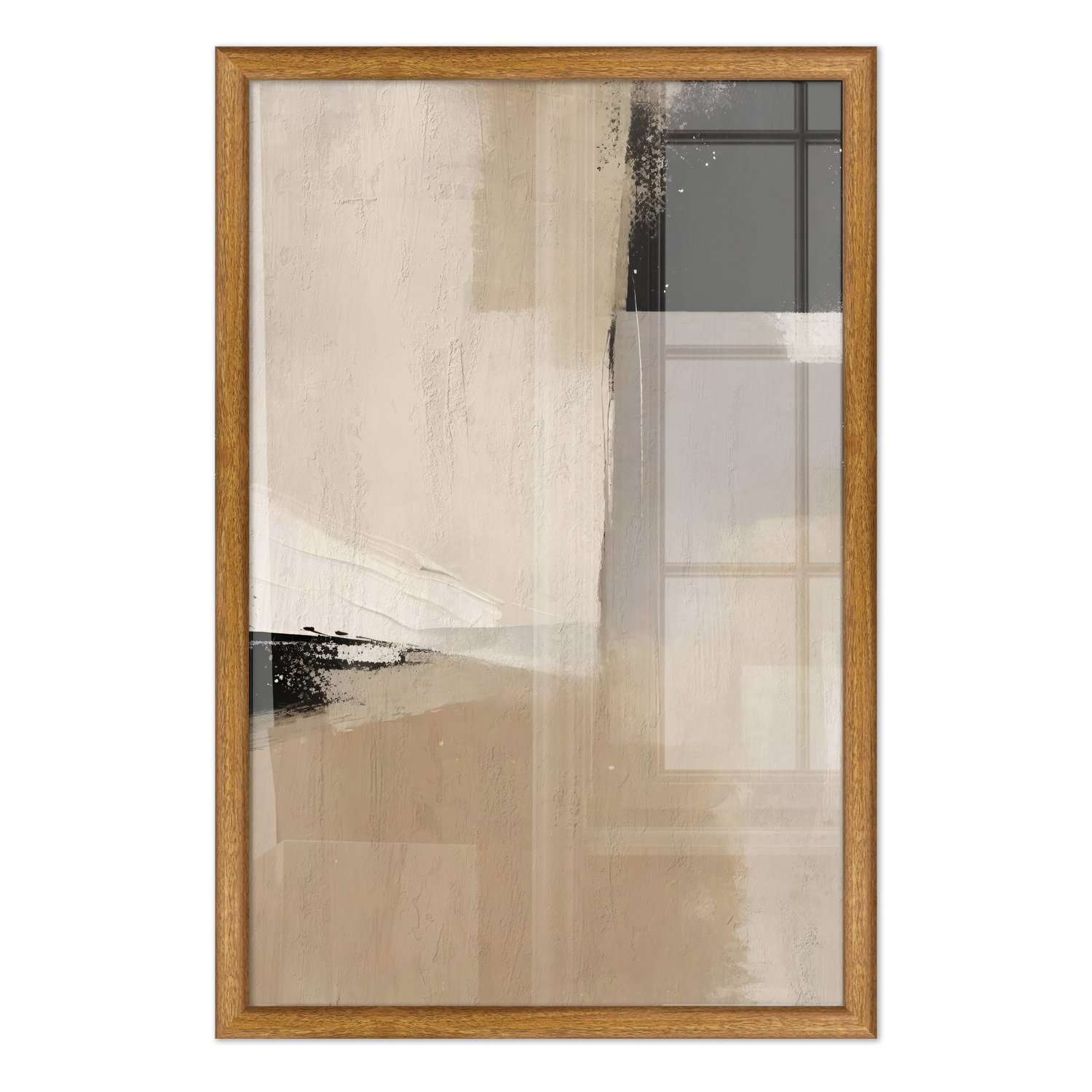 Quadro Decorativo Textura Abstrata Estilo Modern Heritage