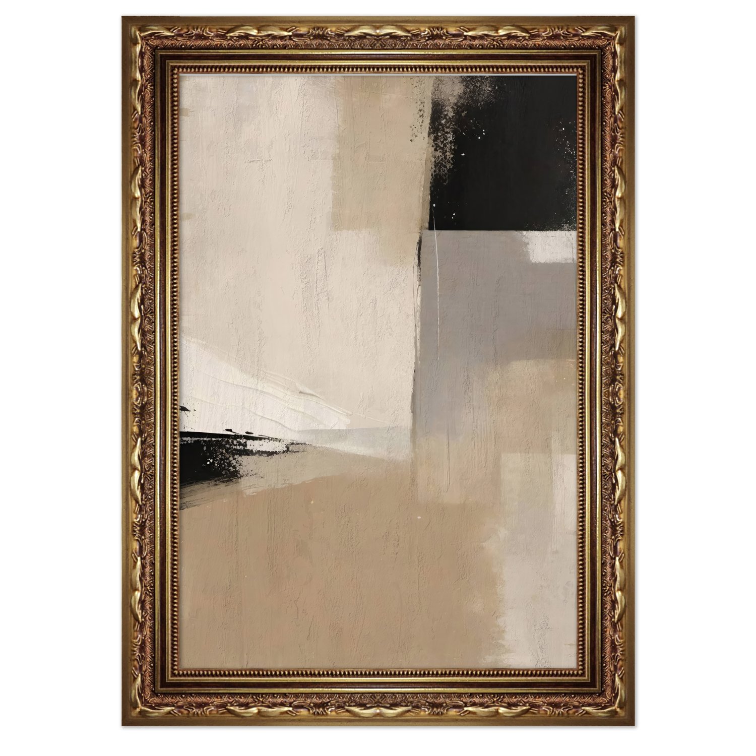 Quadro Decorativo Textura Abstrata Estilo Modern Heritage