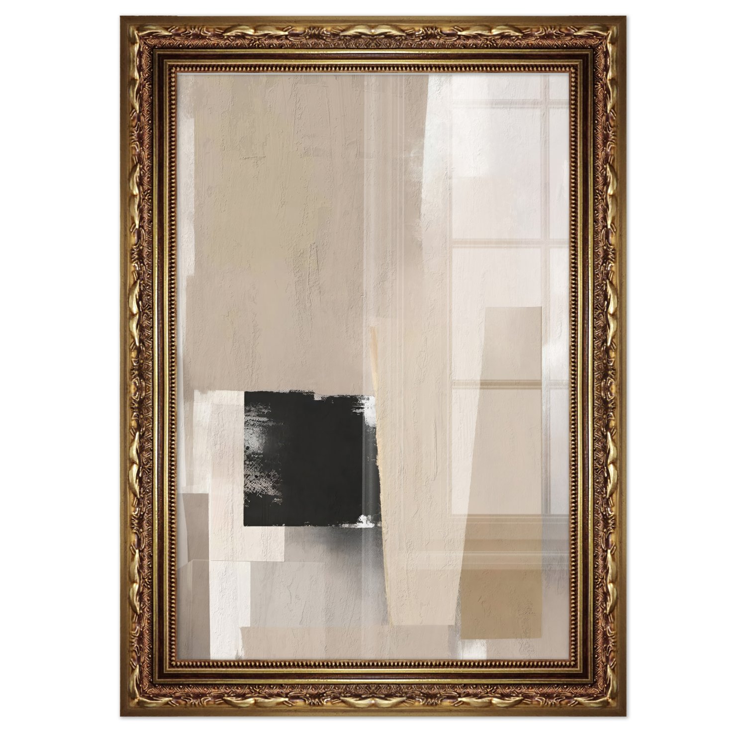 Quadro Decorativo Textura Abstrata Estilo Modern Heritage