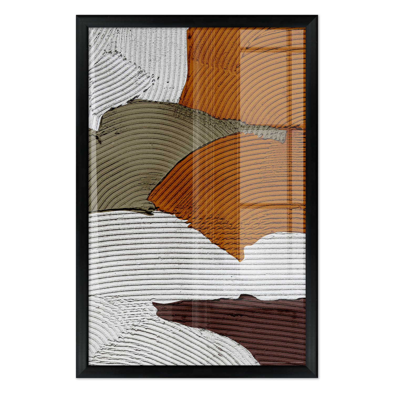 Quadro Decorativo Textura Gesso Abstrato Estilo Modern Heritage