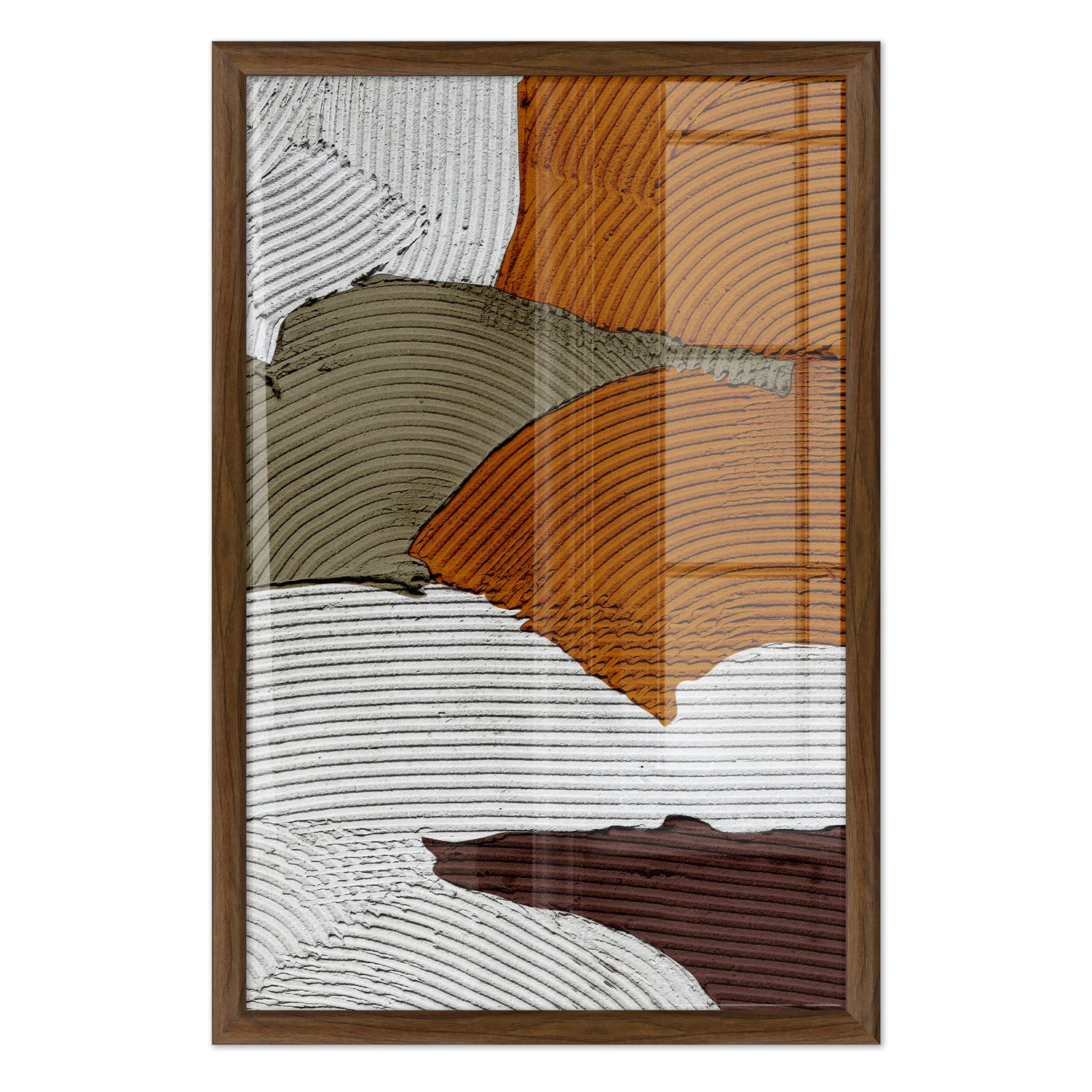 Quadro Decorativo Textura Gesso Abstrato Estilo Modern Heritage