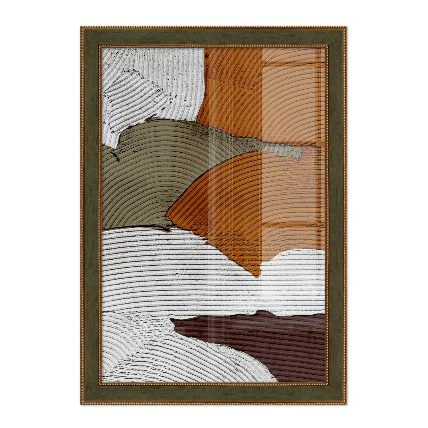 Quadro Decorativo Textura Gesso Abstrato Estilo Modern Heritage