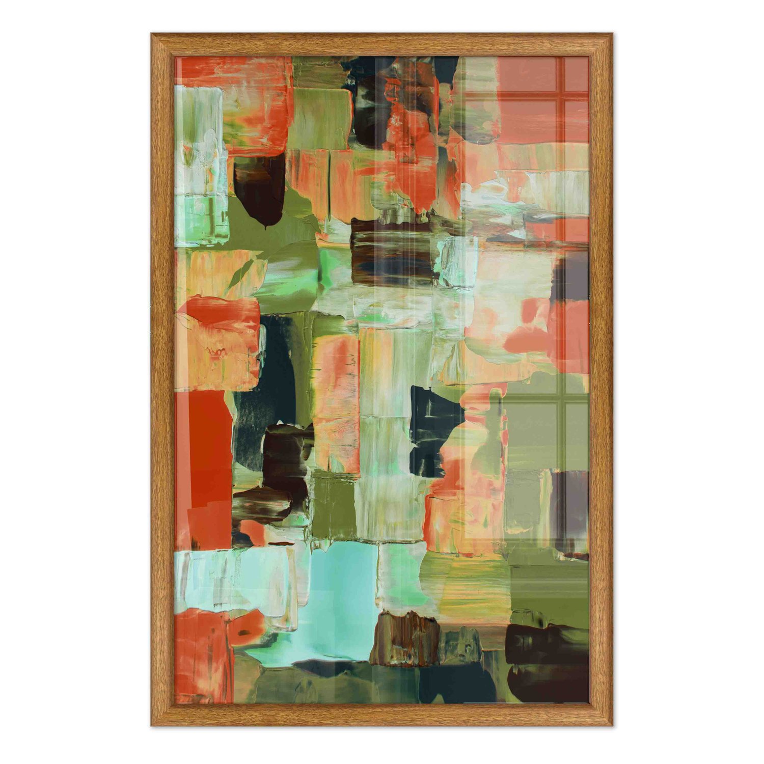 Quadro Decorativo Textura Pincelada Estilo Modern Heritage