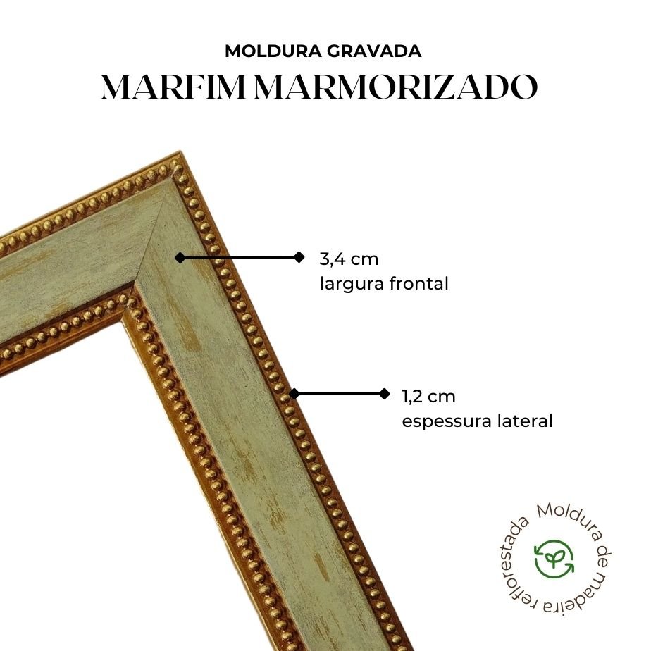 Quadro Decorativo Textura Pincelada Estilo Modern Heritage