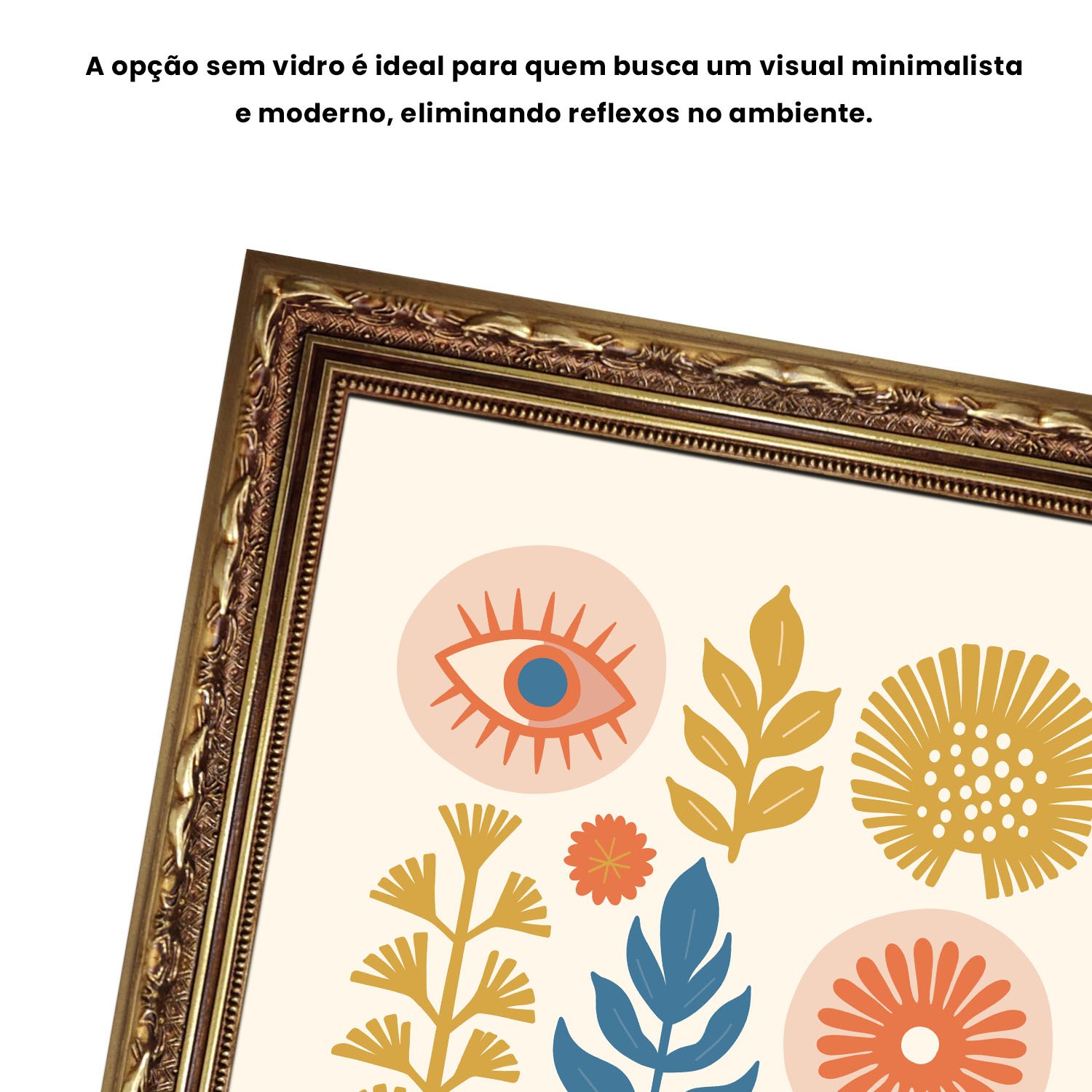 Quadro Decorativo Vasos Botânicos Estilo Modern Heritage