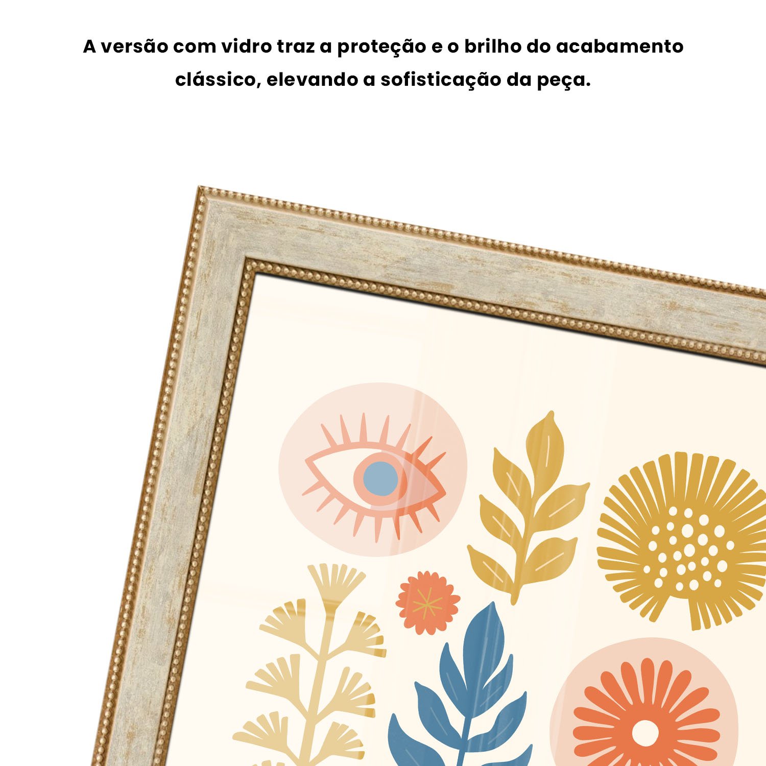 Quadro Decorativo Vasos Botânicos Estilo Modern Heritage