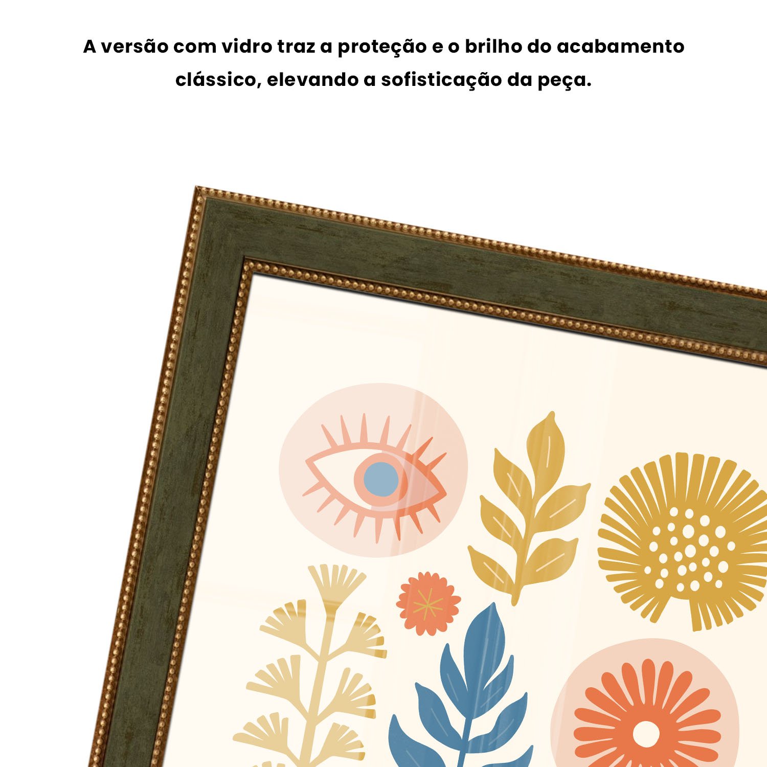 Quadro Decorativo Vasos Botânicos Estilo Modern Heritage