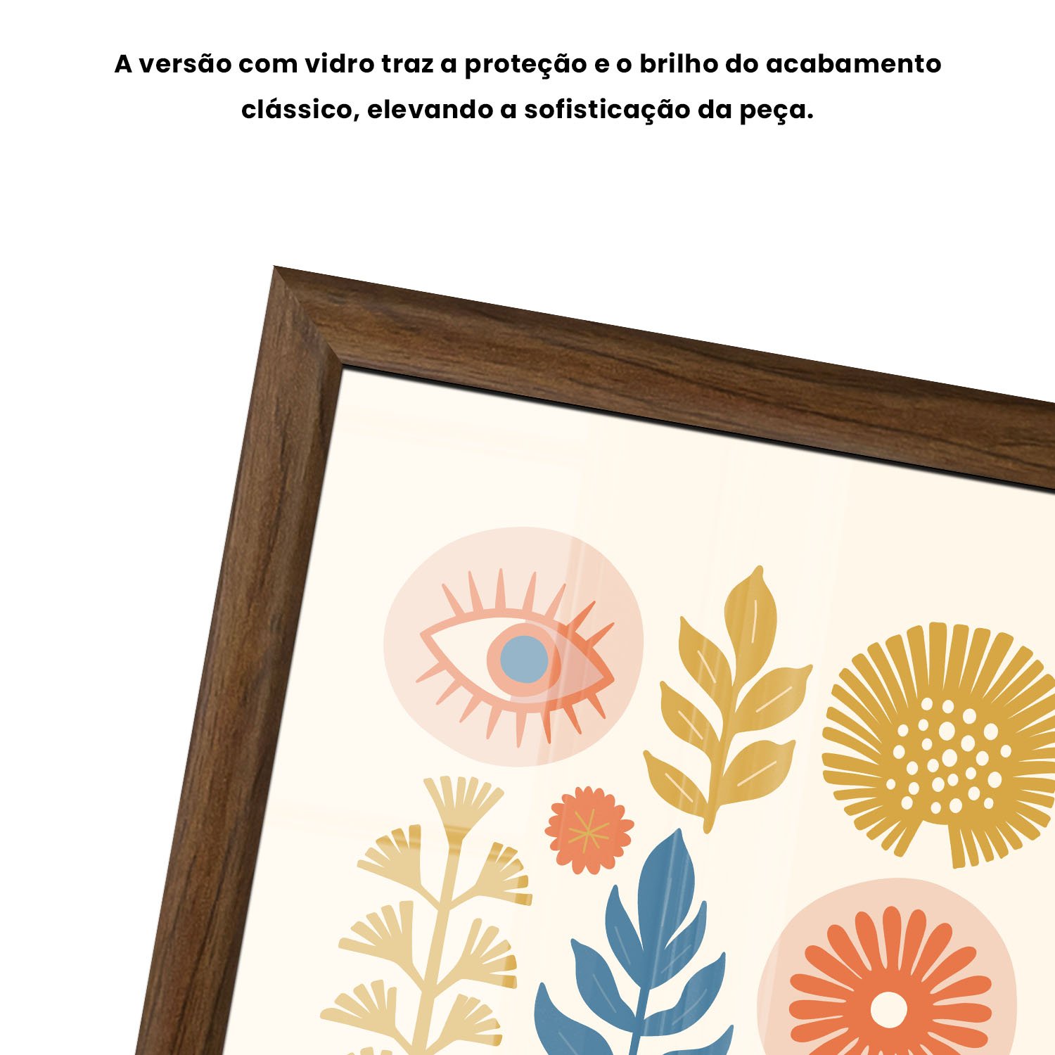Quadro Decorativo Vasos Botânicos Estilo Modern Heritage