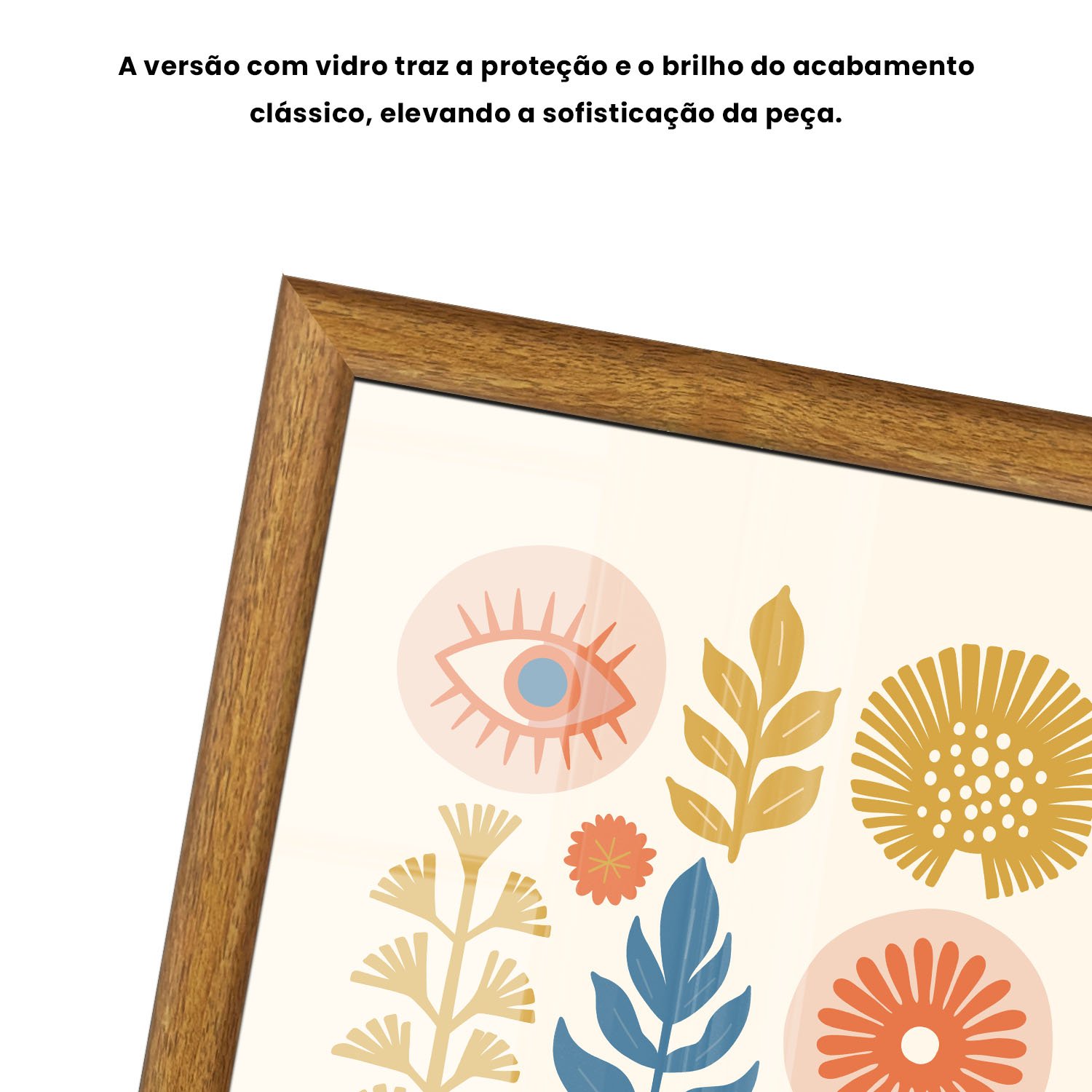 Quadro Decorativo Vasos Botânicos Estilo Modern Heritage