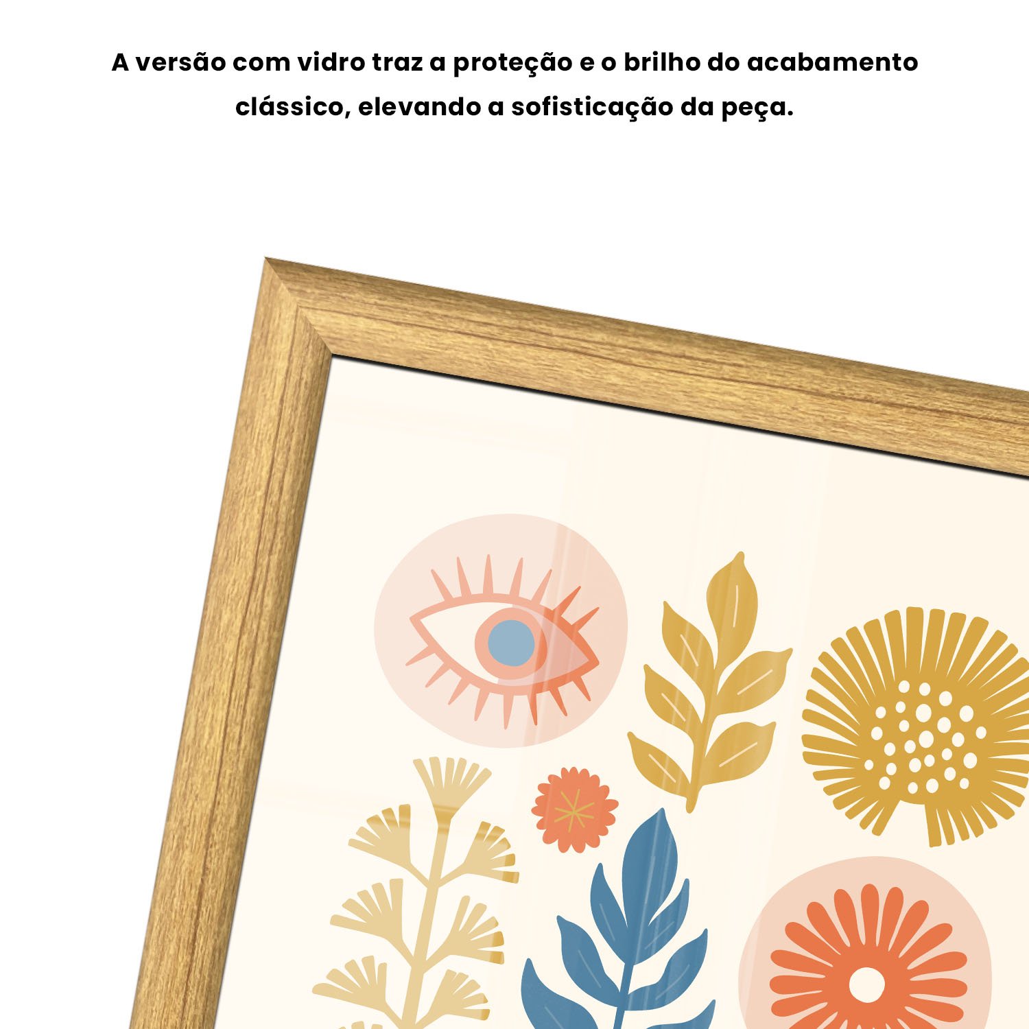 Quadro Decorativo Vasos Botânicos Estilo Modern Heritage