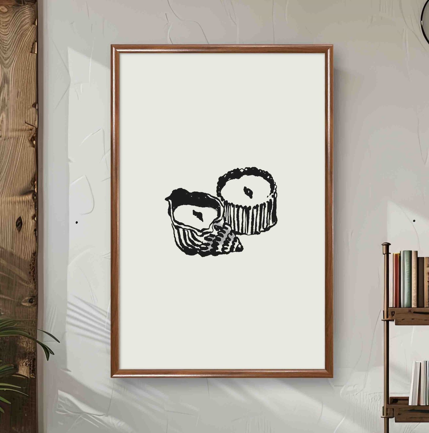 Quadro Decorativo Velas Minimalistas Estilo Japandi