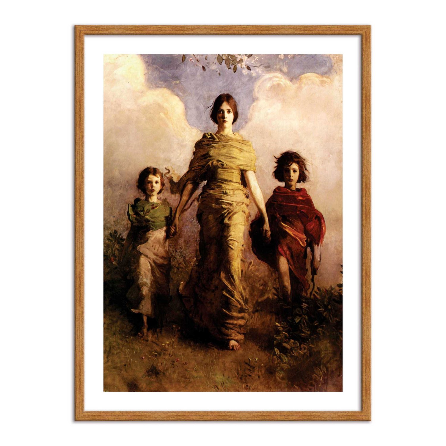 Quadro Decorativo A Virgem de Abbott Thayer