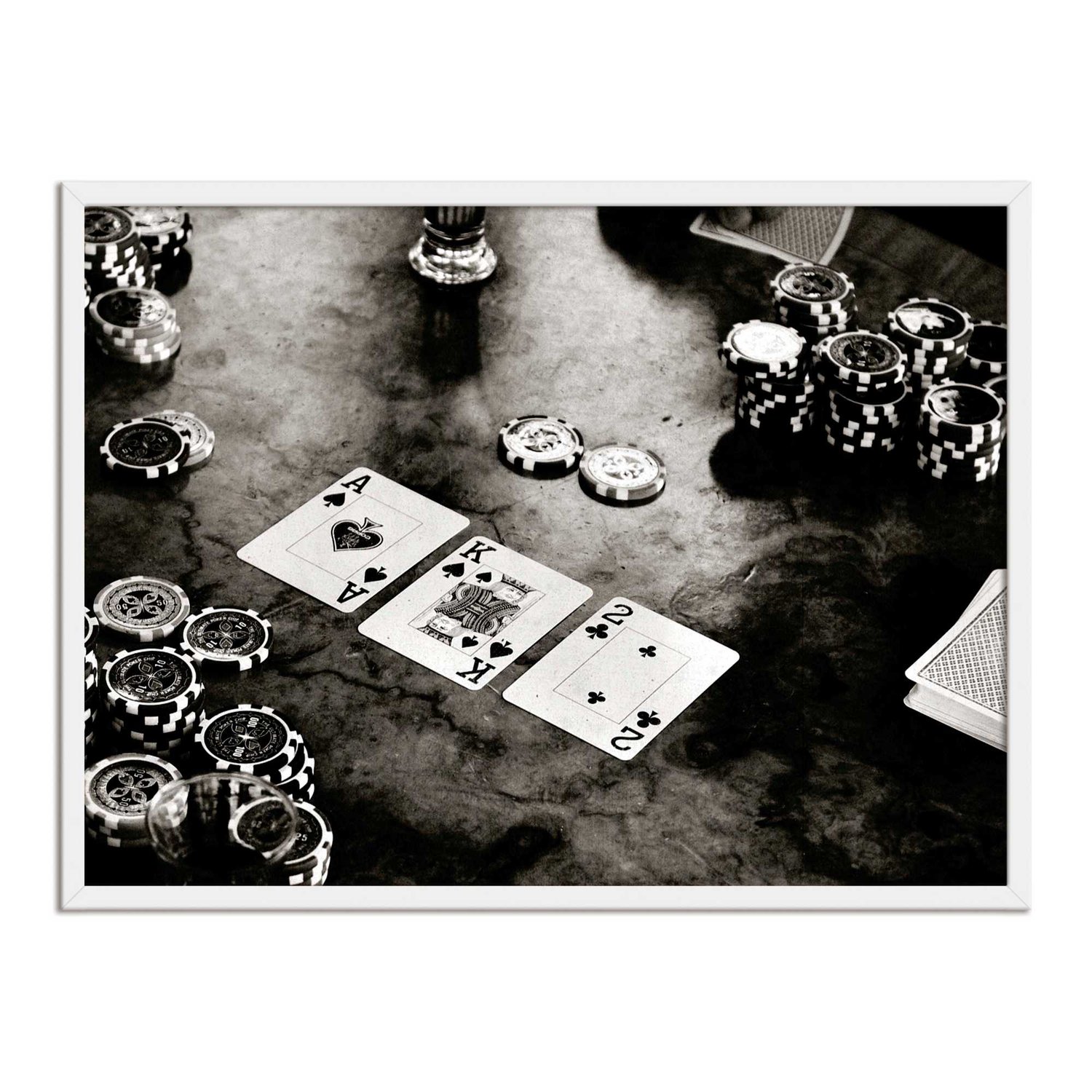 Quadro Decorativo Vintage Poker