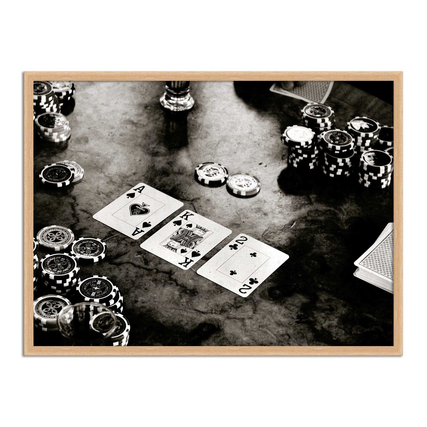 Quadro Decorativo Vintage Poker