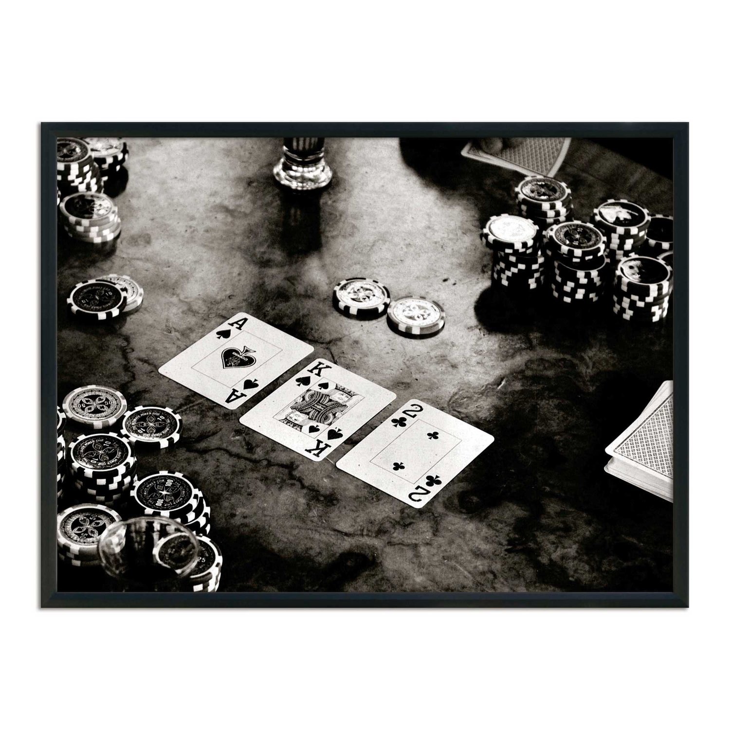 Quadro Decorativo Vintage Poker