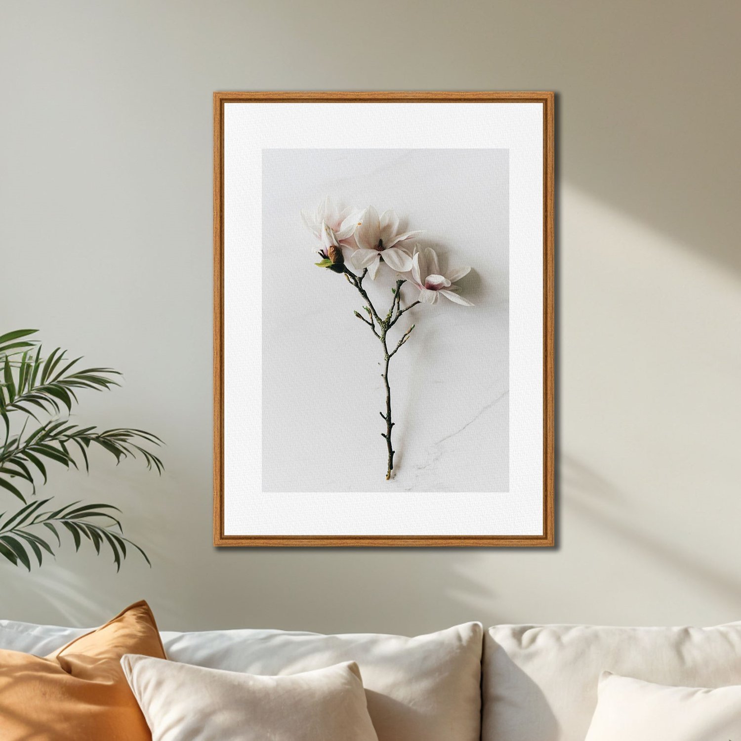 Quadro Em Tela Canvas Natureza Minimalista Flores