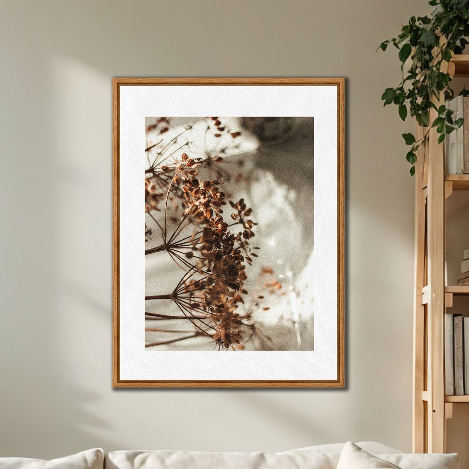 Quadro Em Tela Canvas Natureza Minimalista Flores