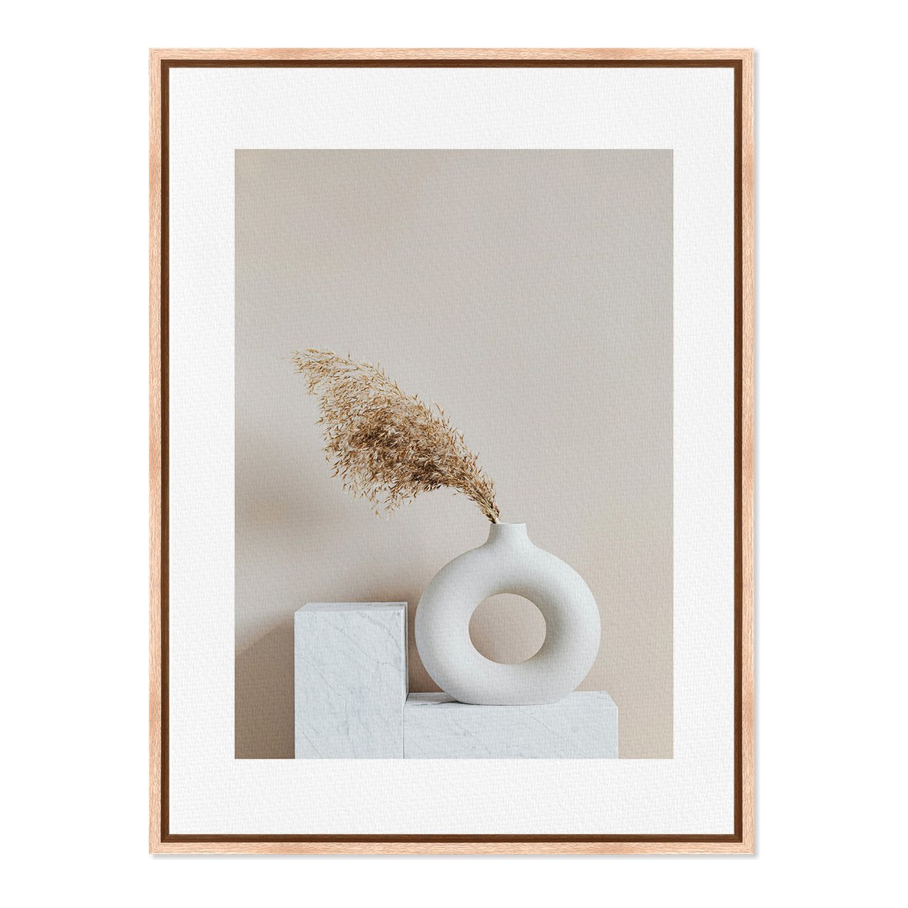 Quadro Em Tela Canvas Natureza Minimalista Plantas Secas