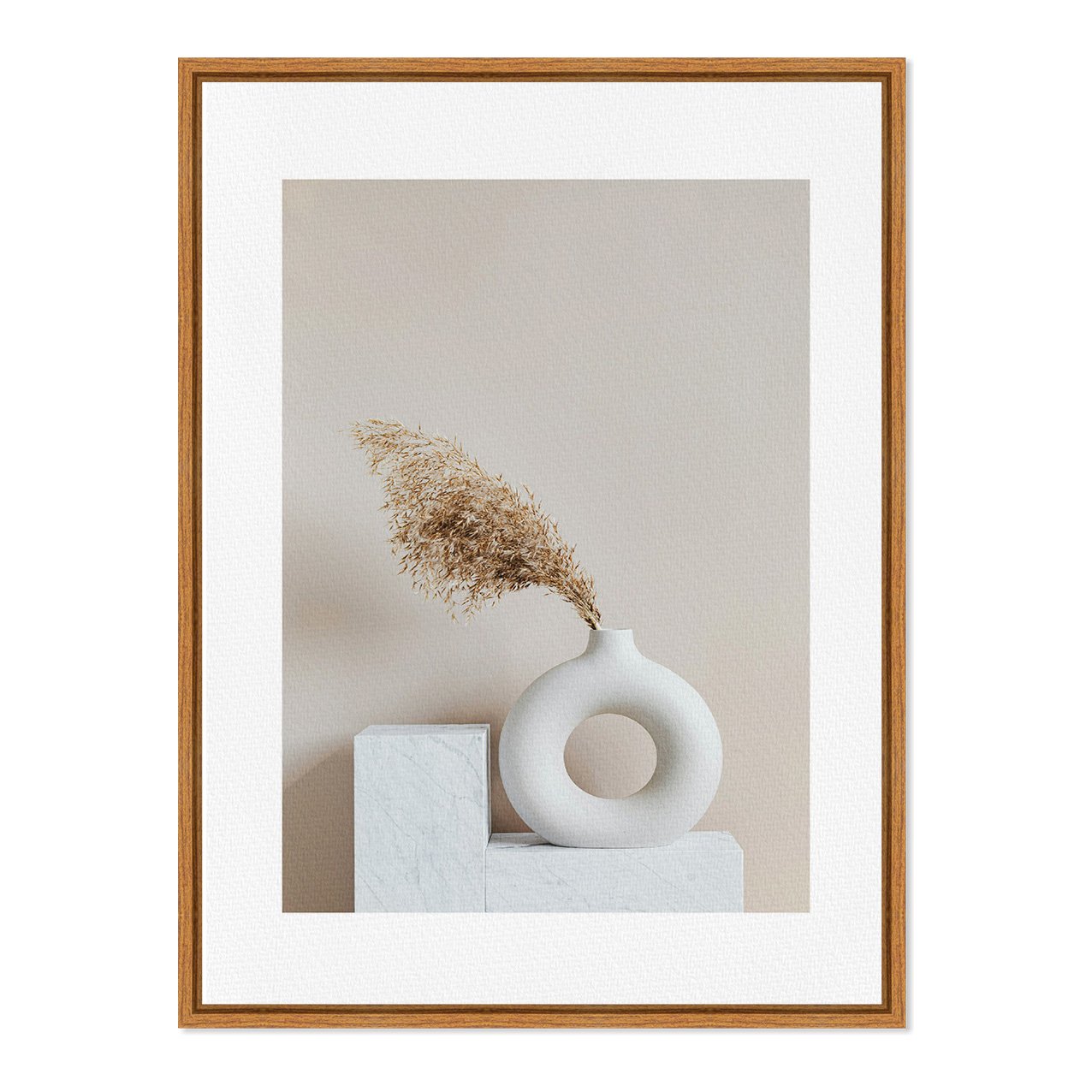 Quadro Em Tela Canvas Natureza Minimalista Plantas Secas