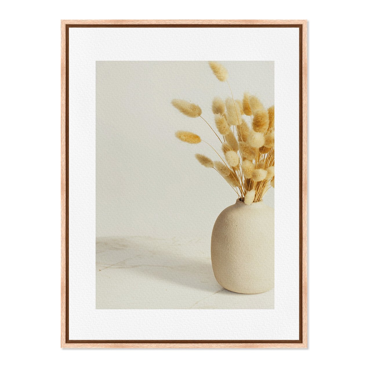 Quadro Em Tela Canvas Natureza Minimalista Plantas Secas