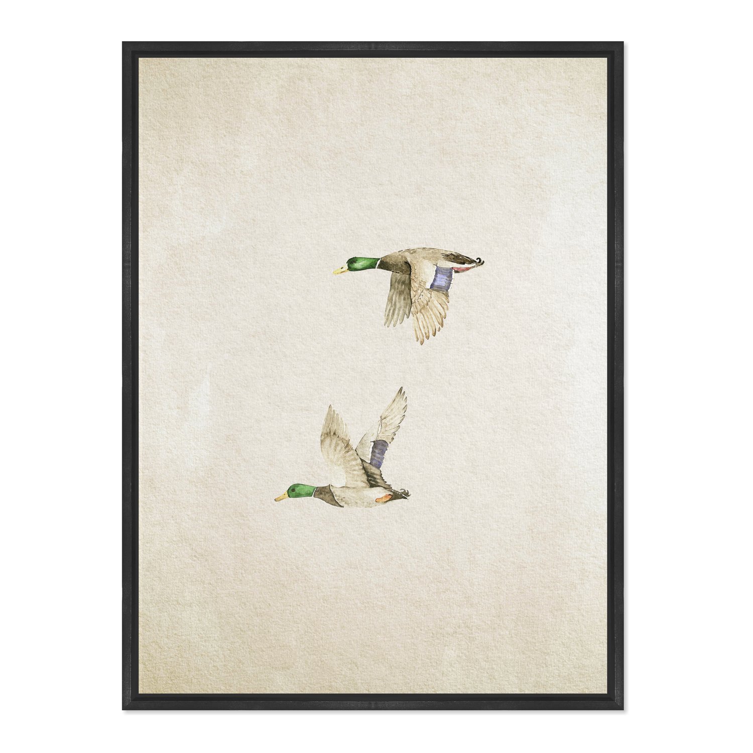 Quadro Em Tela Canvas Patos Vintage Farmhouse