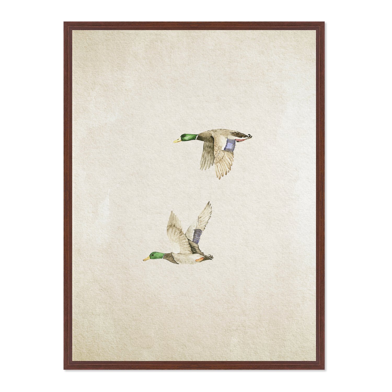 Quadro Em Tela Canvas Patos Vintage Farmhouse
