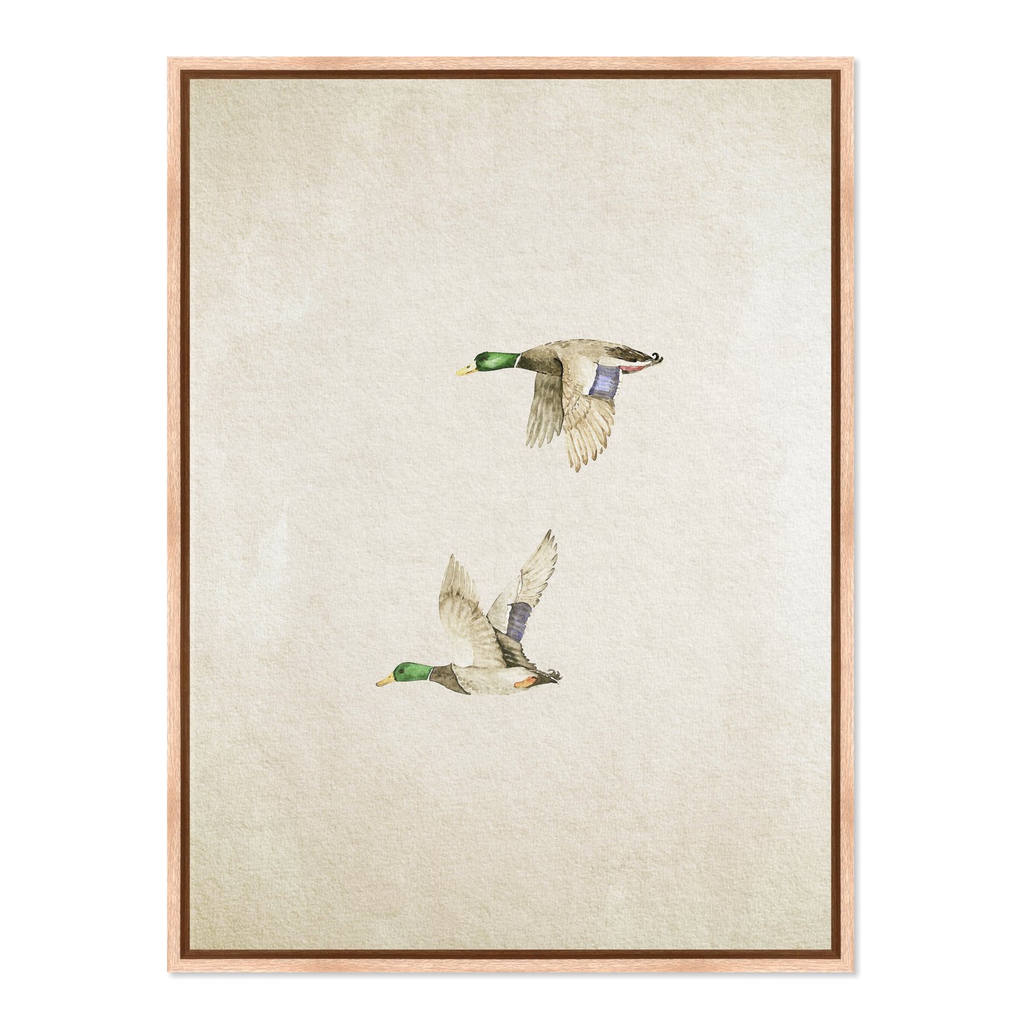 Quadro Em Tela Canvas Patos Vintage Farmhouse