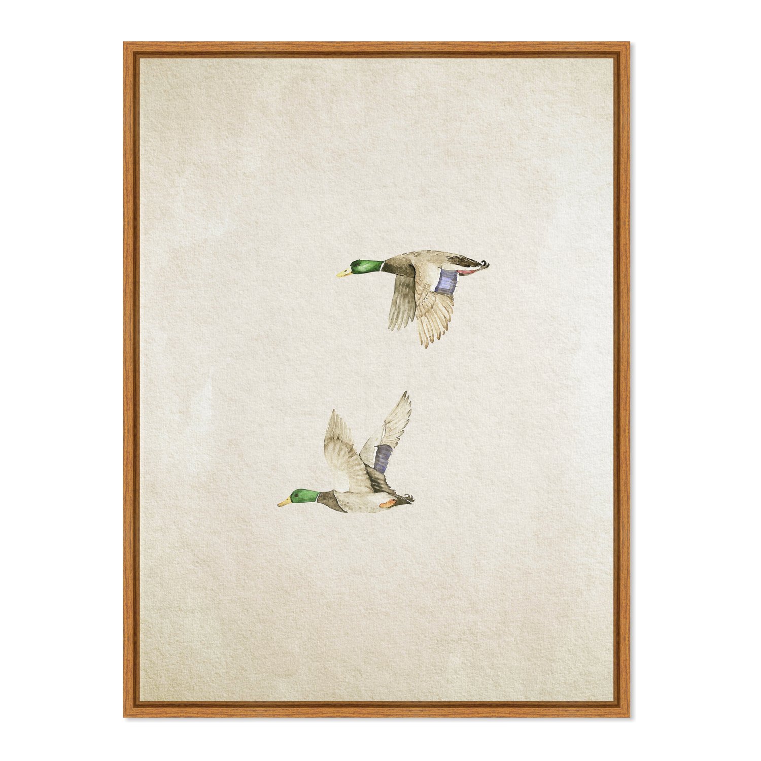 Quadro Em Tela Canvas Patos Vintage Farmhouse