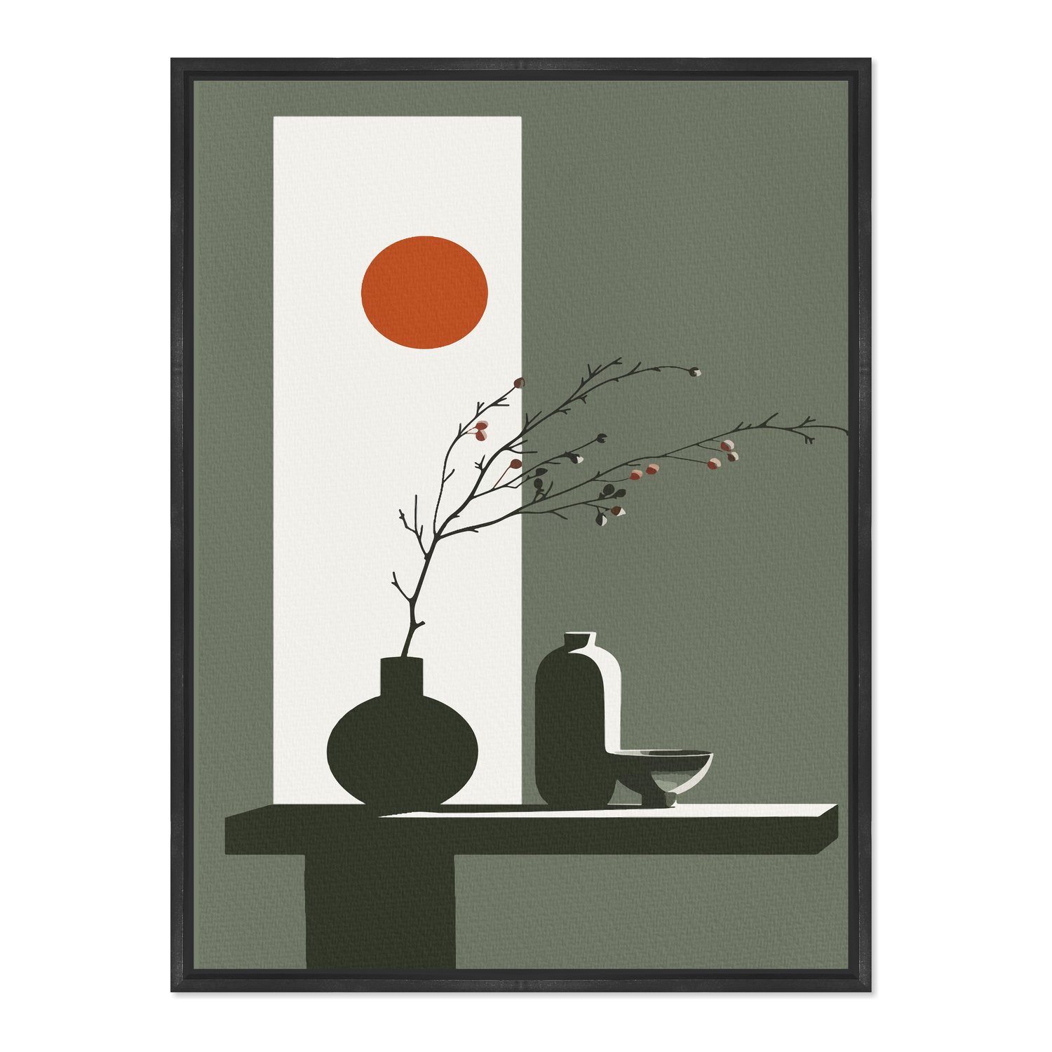 Quadro Em Tela Canvas Sol Nascente Estilo Modern Heritage