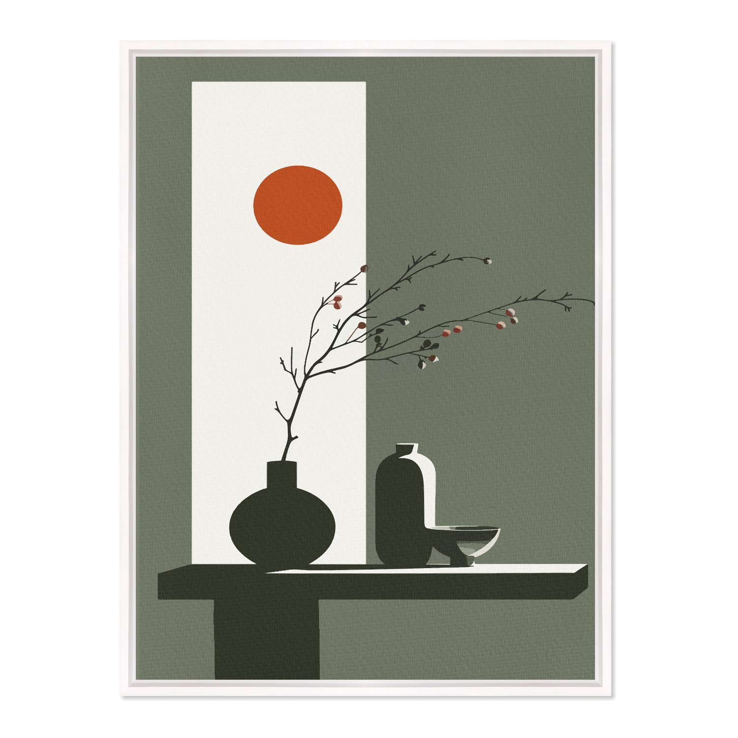 Quadro Em Tela Canvas Sol Nascente Estilo Modern Heritage