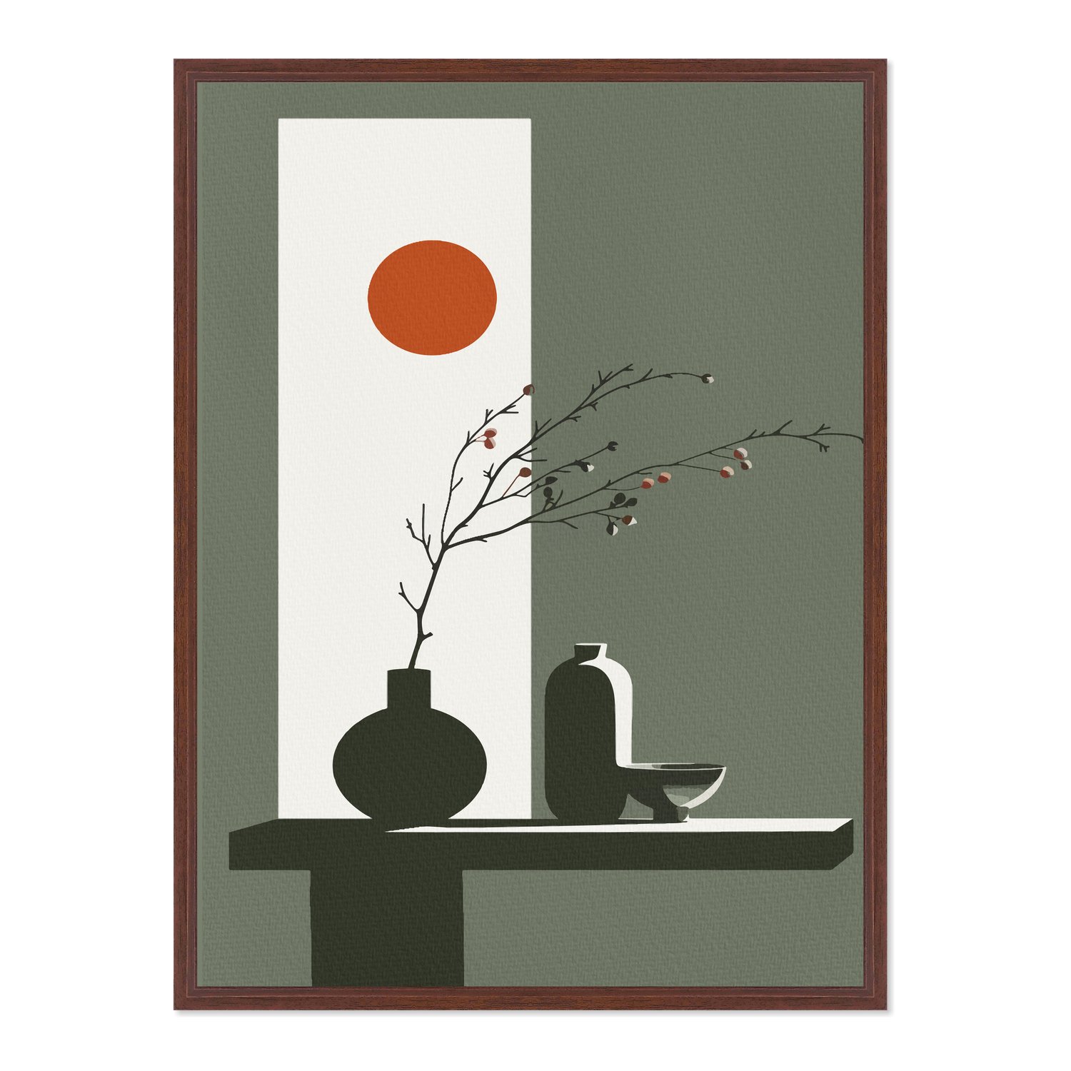 Quadro Em Tela Canvas Sol Nascente Estilo Modern Heritage