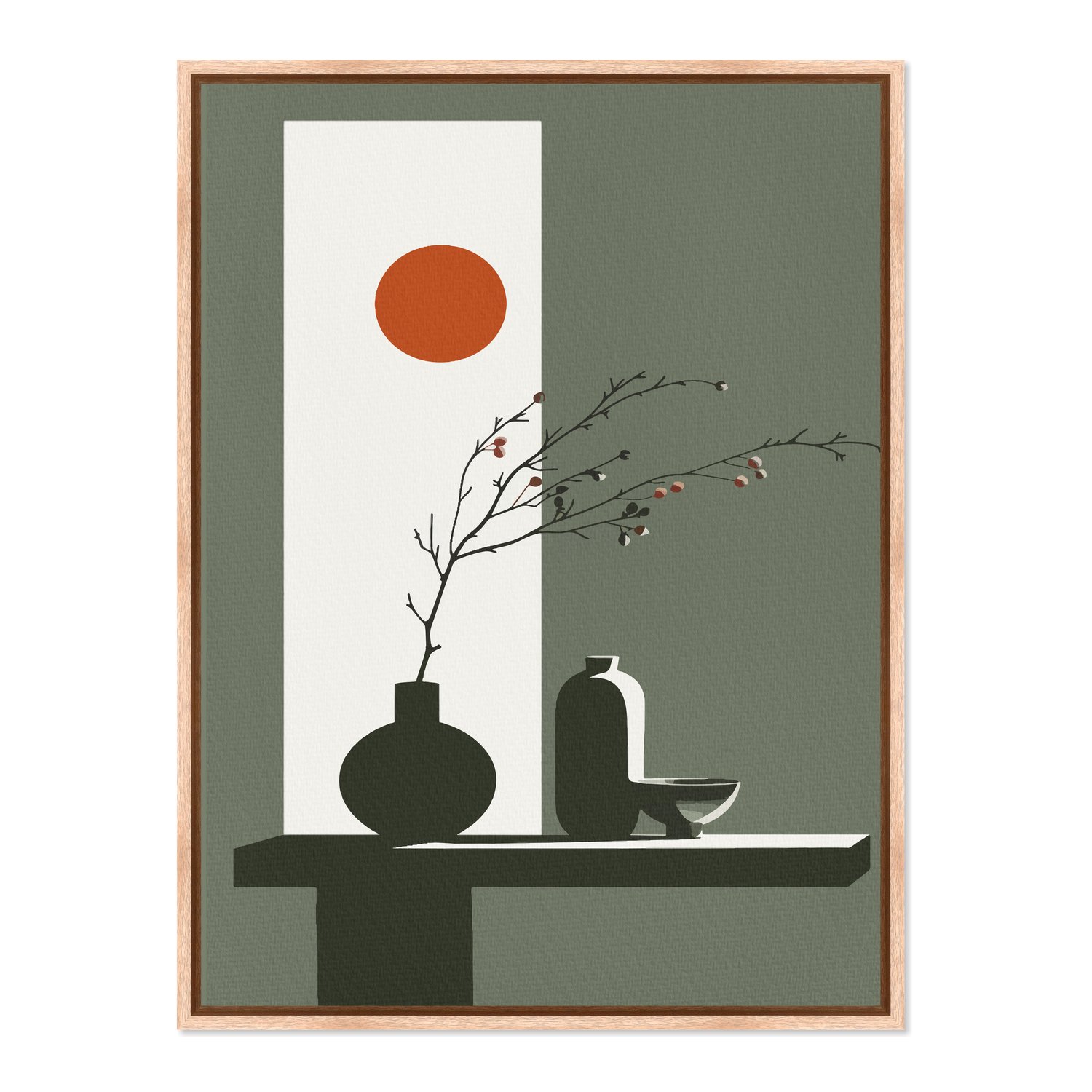 Quadro Em Tela Canvas Sol Nascente Estilo Modern Heritage