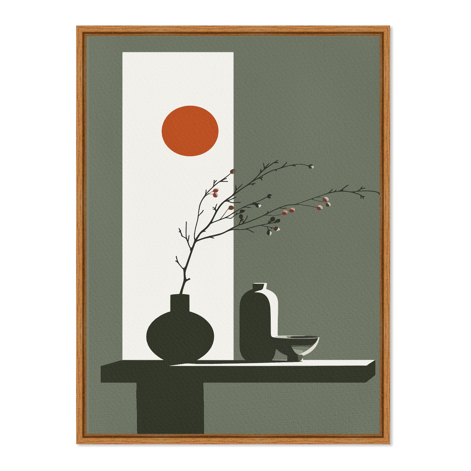 Quadro Em Tela Canvas Sol Nascente Estilo Modern Heritage