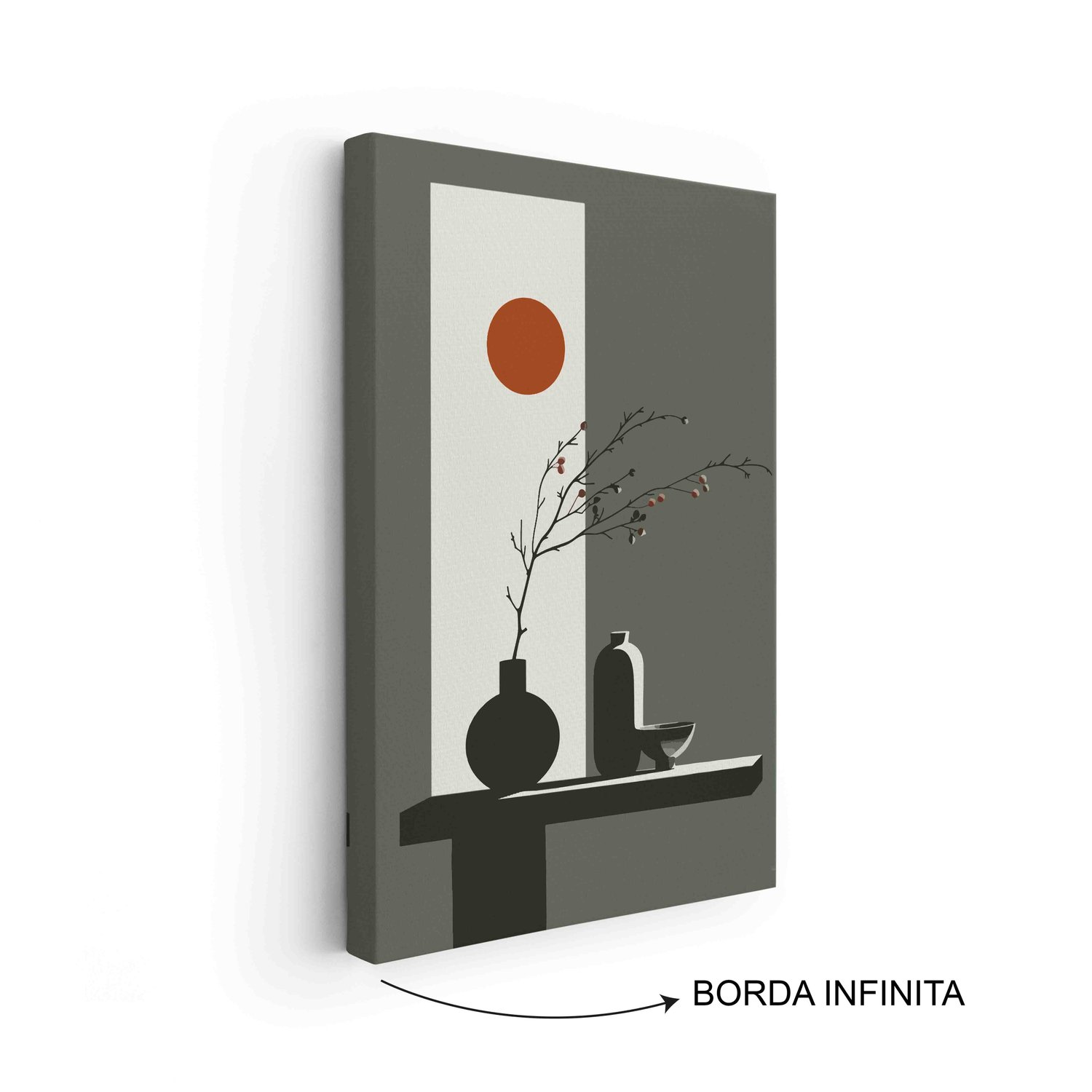 Quadro Em Tela Canvas Sol Nascente Estilo Modern Heritage