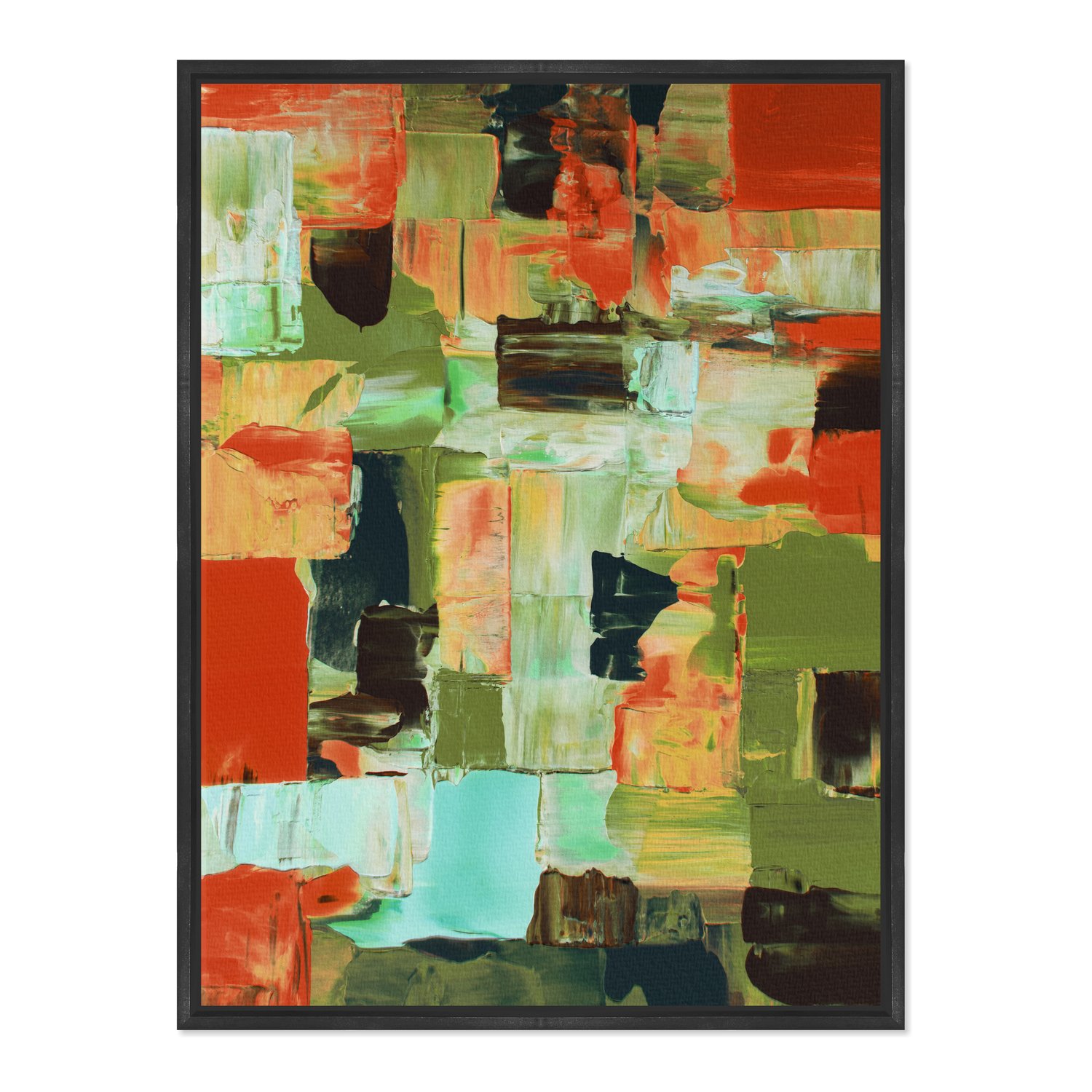 Quadro Em Tela Canvas Textura Pincelada Estilo Modern Heritage