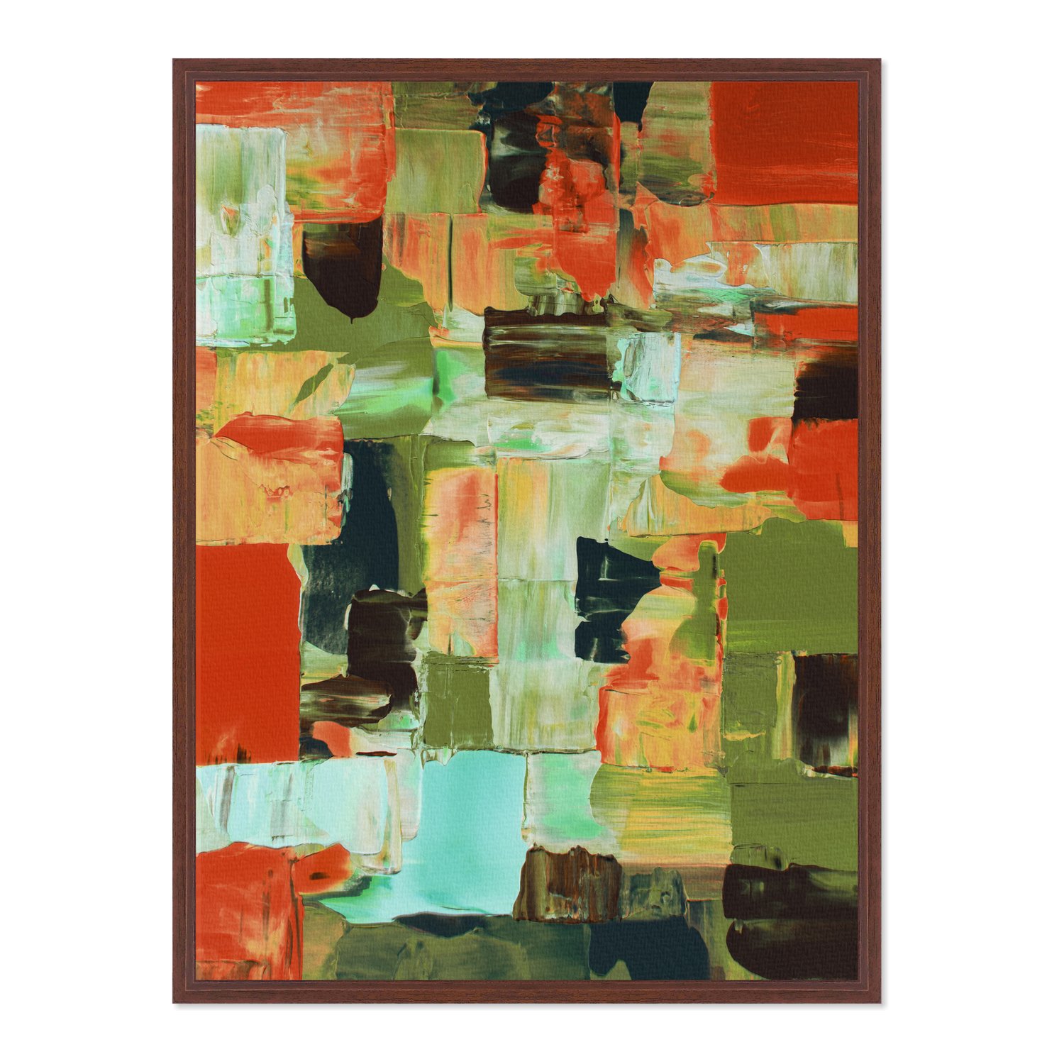 Quadro Em Tela Canvas Textura Pincelada Estilo Modern Heritage