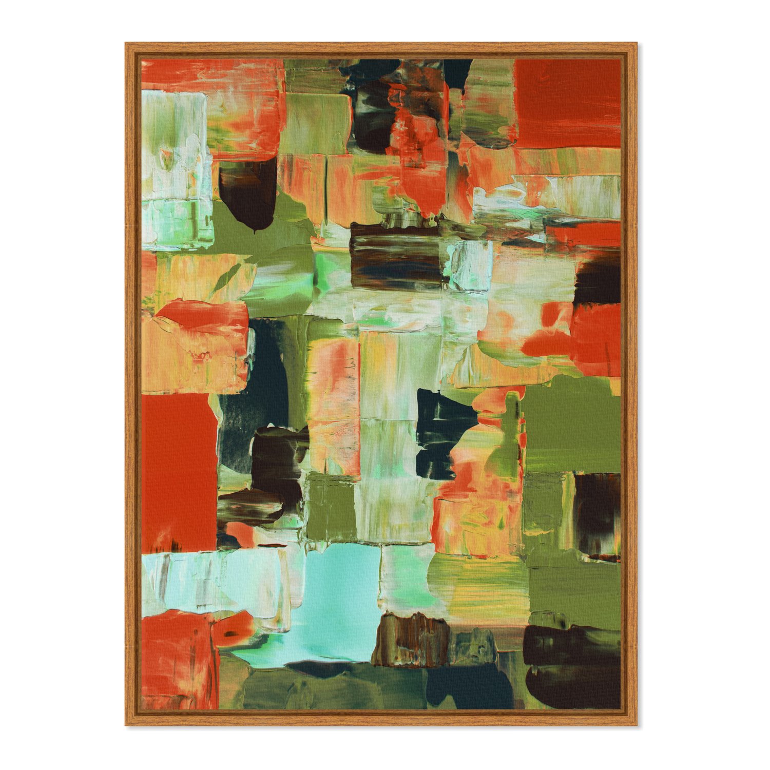 Quadro Em Tela Canvas Textura Pincelada Estilo Modern Heritage