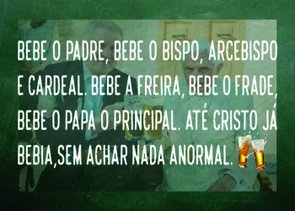 Placa Decorativa Frase: "Bebe O Padre, Bebe O..." Placa Decorativa Frase: "Bebe O Padre, Bebe O..."
