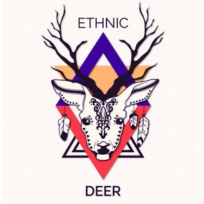 Placa Decorativa Veado Abstrato Placa Decorativa Veado Abstrato