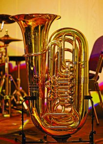 Placa Decorativa Foto Instrumento Tuba Placa Decorativa Foto Instrumento Tuba