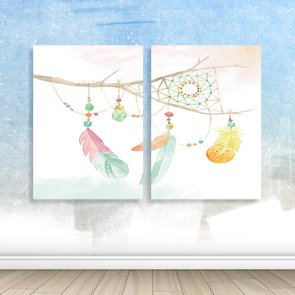 Kit 2 Placas Filtro dos Sonhos Watercolor Kit 2 Placas Filtro dos Sonhos Watercolor