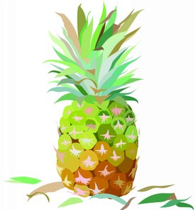 Placa Decorativa Abacaxi Colorido Placa Decorativa Abacaxi Colorido