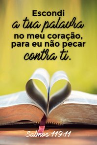 Placa Decorativa  Bíblico Salmo 119:11 Placa Decorativa  Bíblico Salmo 119:11