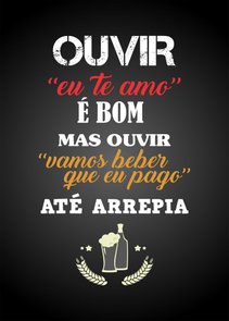 Placa Decorativa Frase: "Ouvir 'Eu Te Amo' É Bom..." Placa Decorativa Frase: "Ouvir 'Eu Te Amo' É Bom..."